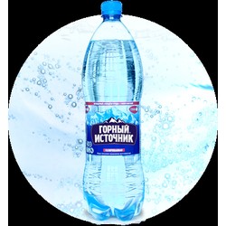 Вода питьевая Горный источник газированная 0.5 л