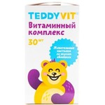 Витаминный комплекс, TeddyVit (ТеддиВит) пастилки жевательные 30 шт облепиха
