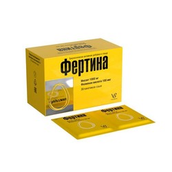 Фертина инозит 1000 мг фолиевая кислота 100 мкг 30 шт. пор. 3 г