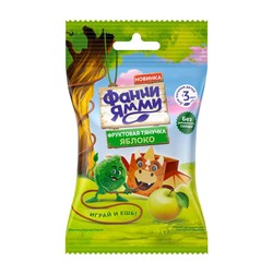 Фруктовая тянучка Funny Yummy яблоко 15 г