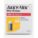 Ланцет стерильный, Accu-Chek (Акку-чек) 102 шт фасткликс