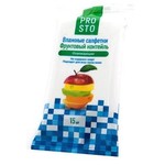 Салфетки влажные освежающие, Prosto (Просто) 15 шт Фруктовый коктейль