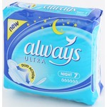 Прокладки женские, Always (Олвейз) 7 шт ультра найт