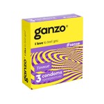 Презервативы, Ganzo (Ганзо) 3 шт Сенс тонкие