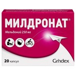 Милдронат, капсулы 250 мг 20 шт