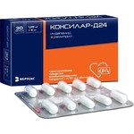 Консилар-Д24, капсулы 1.25 мг+5 мг 30 шт