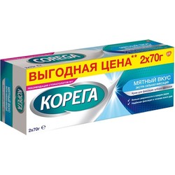 Крем для фиксации зубных протезов Corega Экстра сильный 2 шт. 70 мл