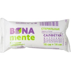 Салфетки марлевые стерильные Bona Mente двухслойные р. 16смх14см 10 шт.
