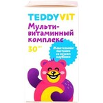 Мультивитаминный комплекc, TeddyVit (ТеддиВит) пастилки жевательные 30 шт клубника