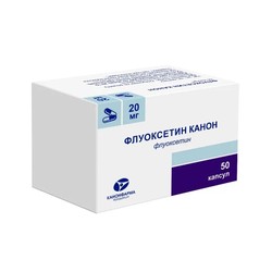 Флуоксетин Канон капс. 20 мг 50 шт.