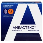 Амелотекс, суппозитории ректальные 15 мг 6 шт
