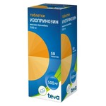 Изопринозин, таблетки 500 мг 50 шт