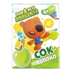 Сок Ми-ми-мишки яблочный осветленный 4+ мес 200 мл