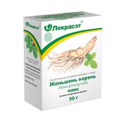 Женьшень корень плюс 1 шт. сырье 50 г