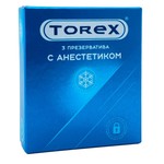 Презервативы, Torex (Торекс) 3 шт с анестетиком