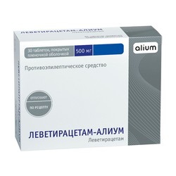 Леветирацетам-Алиум табл. п/о пленочной 500 мг 30 шт.