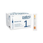 Шприц инсулиновый, Pakro (Пакро) 1 мл р. 0.30ммх13мм 30Gх1/2
