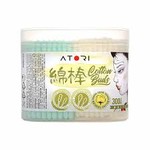 Палочки ватные, Atori (Атори) 300 шт цветные банка