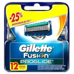 Кассеты для станков для бритья Gillette Фьюжн ПроГлайд 12 шт.