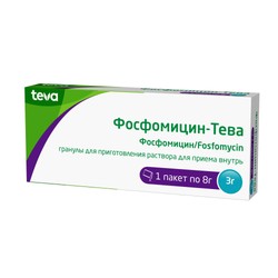 Фосфомицин-Тева гран. д/р-ра д/приема внутрь 3 г 8 г 1 шт.