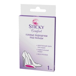 Подушечки гелевые Стики Комфорт под пальцы 2 шт.