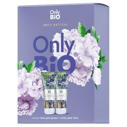 Набор косметический Only Bio арт энд нейчерал масло ириса и бурбонская ваниль арома-крем для тела натуральный + масло питательное 200 мл + 200 мл