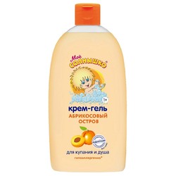 Крем-гель Мое солнышко для купания и душа Абрикосовый остров 500 мл