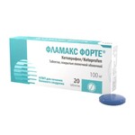 Фламакс форте, таблетки покрытые пленочной оболочкой 100 мг 20 шт