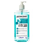 Мыло жидкое с дезинфицирующим эффектом, 1 л Дезисофт кожный антисептик флакон с дозатором