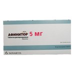 Афинитор, таблетки диспергируемые 5 мг 30 шт