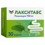 Лакситабс, капсулы 750 мг 30 шт Псиллиум БАД