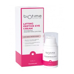 Лифтинг-крем для глаз Biotime For Home Care антивозрастной от морщин с пептидами 15 мл