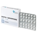 Валсартан+Гидрохлоротиазид, таблетки покрытые пленочной оболочкой 80 мг+12.5 мг 30 шт