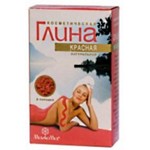 Глина косметическая, 100 г красная