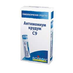 Антимониум крудум С9 гран. гомеоп. 4 г 1 шт.