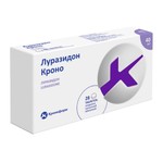 Луразидон Кроно, таблетки покрытые оболочкой пленочной 40 мг 28 шт