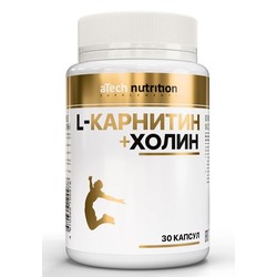 L-Карнитин + Холин aTech Nutrition БАД 30 шт. капс. 870 мг