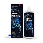 Раствор для ухода за контактными линзами, АкваОптик 450 мл многофункциональный
