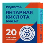 Янтарная кислота, Irispharma (Ирисфарма) порошок для приема внутрь 1000 мг 20 шт