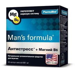 Мен'с формула антистресс + магний B6 30 шт. капс. 681 мг