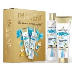 Набор подарочный Pantene Pro-v Мираклс Увлажнение и сияние шампунь + бальзам-ополаскиватель 250 мл + 160 мл