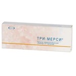 Три-Мерси, таблетки покрытые оболочкой пленочной 50 мкг+35 мкг, 100 мкг+30 мкг, 150 мкг+30 мкг 21 шт