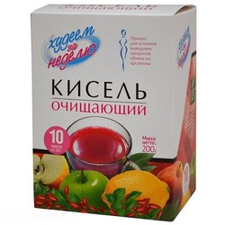 Кисель 20 г 10 шт. Худеем за неделю очищающий пакетики