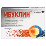Ибуклин, таблетки покрытые оболочкой 400 мг+325 мг 20 шт