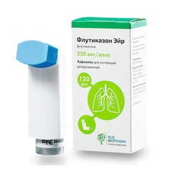 Флутиказон Эйр аэр. д/ингал. дозир. 250 мкг/доза 120 доз 1 шт.