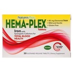 Гема-Плекс Nature's Plus БАД с длительным высвобождением железа 30 шт. табл. 1323 мг
