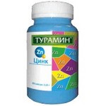 Турамин Цинк, капсулы 0.25 г 90 шт