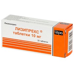 Лизипрекс табл. 10 мг 30 шт.