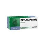 Ребамипид, таблетки покрытые пленочной оболочкой 100 мг 60 шт