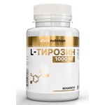 L-Тирозин, aTech Nutrition (аТеч Нутришн) капсулы 620 мг 60 шт БАД (1000 мг в 2 капсулах)